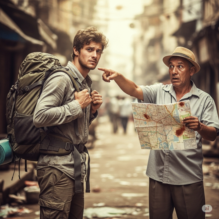 The Traveler Hired the Wrong Tour Guide